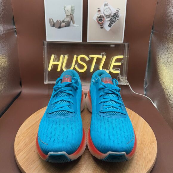 Skechers - Men's Go Run Maxroad 5 Blue/Orange Sz 9.5 - Picture 5 of 10